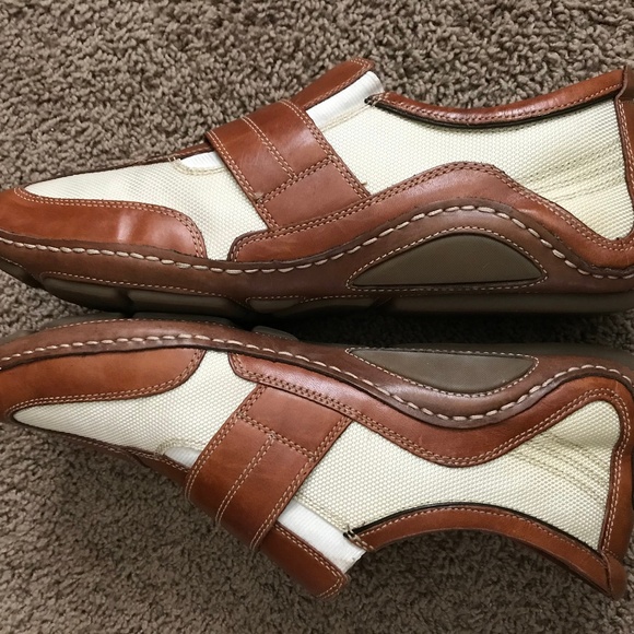 Cole Haan Men\'s Tan & Cream Loafers